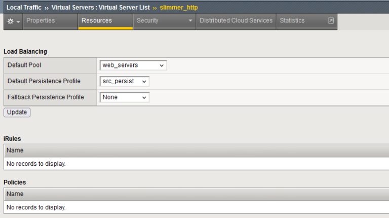 F5 : Source IP and Cookie Persistence profile