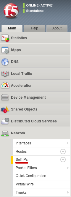 ADC-lab Self-Ip menu