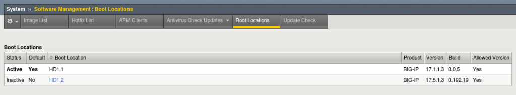 ADC labs : Boot Locations