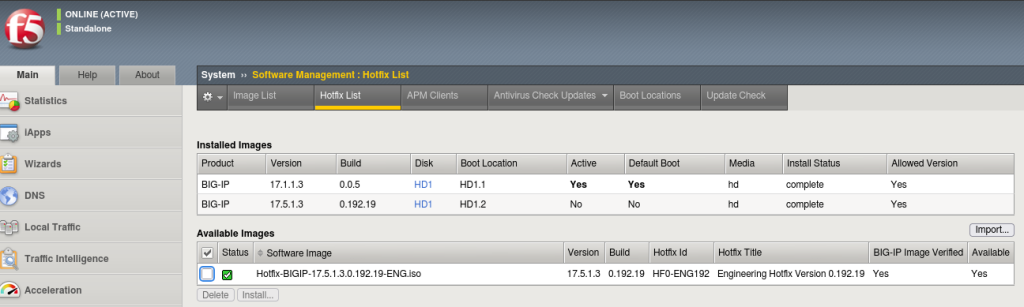 ADC labs : Hotfix list
