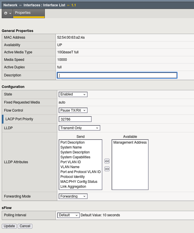 ADC-labs : Interface Configuration