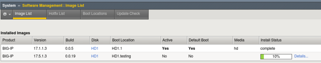 ADC labs : Monitor new install