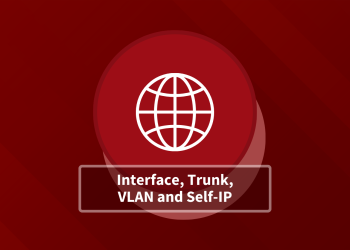 F5 Big IP : Interface, trunk, vlan and self-IP