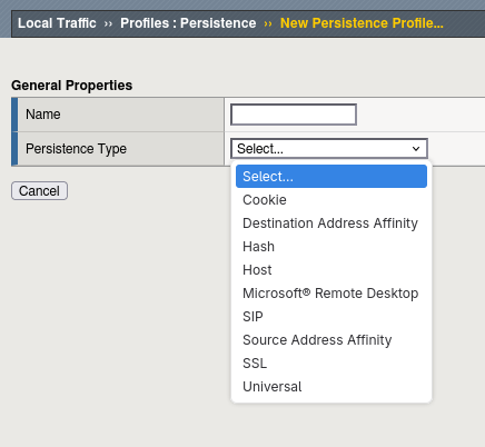 ADC labs: Persistence type